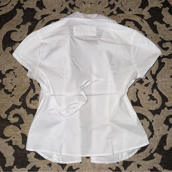 Hollister white button up blouse - Picture 5 of 5